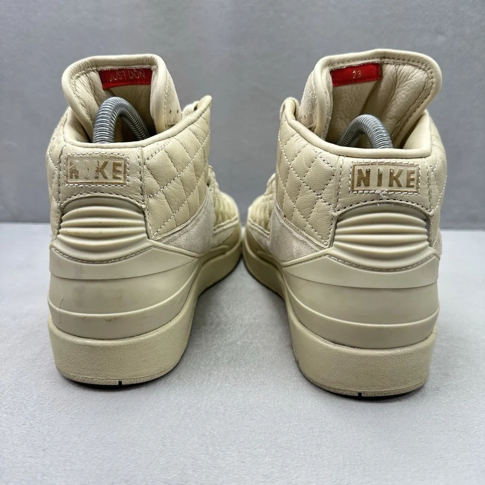 Size 7Y / Womens 8.5 Nike Air Jordan 2 Retro Just Don Shoes Beach Beige Sneakers